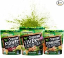 Oportuniteas Matcha Detox Tea Popper - Organic Turmeric Matcha Green Tea, Ginney Detox, dan Organic Liver Detox Bundle