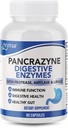 Arymar Pancrazyne Probiotics, Prebavne encime z amilazo, proteazo, lipazo in Lactobacillusom, Gut Health & Digestive Support, 60 kapsul