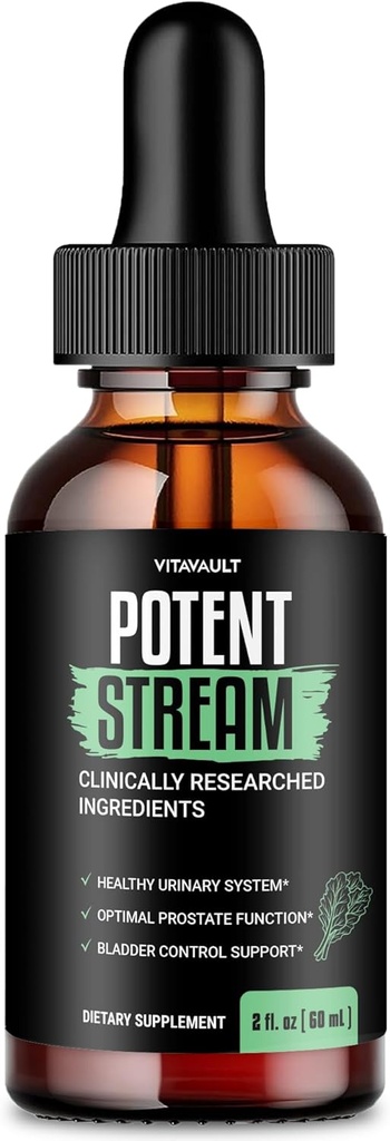 Potent Stream tilgad eesnäärme täiendused meestele PotentStream eesnäärme tervise täiendused meestele Potent Stream tilgad - maksimaalne tugevus Shilajit ja MCT õli, PotentStream tilgad kommentaare (1 Pack)