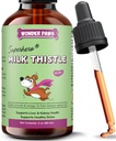 Wonder Paws Milk Thistle, Maksan tuki koirille, tukee munuaistoiminta lemmikkieläimet, vieroitus, maksan tuki, Wild Alaska Lohi Oil & Curcumin, Omega 3 EPA & DHA (2 Oz)