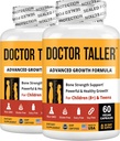 NuBest Doctor Taller - Bone Supporti di resistenza, Migliorare il sistema immunitario - Keto con calcio, vitamina D3, vitamina K2, aminoacidi e erbe per bambini (8+) | Pack 2