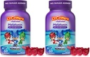 L'il Critters PJ Masks Melatonin Gummy Supplements, 60 Gummies (Pack of 2)
