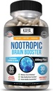 Kaya Naturals - Nootropic Brain Booster - per la memoria e messa a fuoco - Integratore di supporto del cervello - Focus & Concentration & Learning Accuracy - Funzione cognitiva - 60 Conte