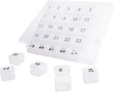 (30) Day Pill Organizer, Portable Pill Squeeze to Open, Large once a Day for Travel, Monthly for Vitamins, Medicine, supplements (Clear)