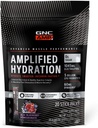 GNC AMP Amplified Hydration Electrolyte Powder Drink Mix 124; Enhanced Electrolyte & Health Digitation Complex 124; Akai Blueberry Pomegrhane