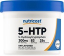 Nutricost 5-HTP Powder 25 Grams (300mg por porción) - Gluten Free & Non-GMO, 5-htp puro