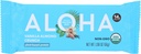 Aloha Organic Vanilla Almond Crunch Protein Bars, 14g Plant-Based Protein, USDA Certified Organic, Gluten Free & Non-GMO, 1.9 Oz (Pack of 12)