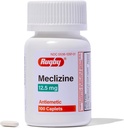 Rugby Meclizine 12.5mg Caplets - Antiemetisk bevegelsessykhet Symptom Relief - 100 Telling