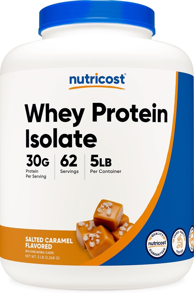 Nuntriost WHay Protein Regar (Salted คาราเมล 5LBS).