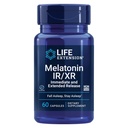 Life Extension Melatonin IR/XR, 1.5 mg, immediate- and Extended-Release Formula for Optimal Sleep Support, Healthy circadian Rhythms, Cellular Defense, Gluten-Free, Non-GMO, 60 Capsules