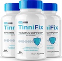 Tinnifix Tinnitus Relief for Ringing Ears Capsules - Advanced Hearing Supplement Ondersteuning Formule pillen, Tinnifix Pillen Handhaaf gezond gehoor, Alle natuurlijke oor gezondheid, Tinni Fix Reviews (3 Pack)