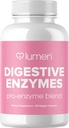 Probiotici e prebiotici digestivi di Lumen Naturals - Enzimi potenti per la digestione - Bloating Relief per le donne - Gut Health Supplement (60 Conte (Pack of 1)
