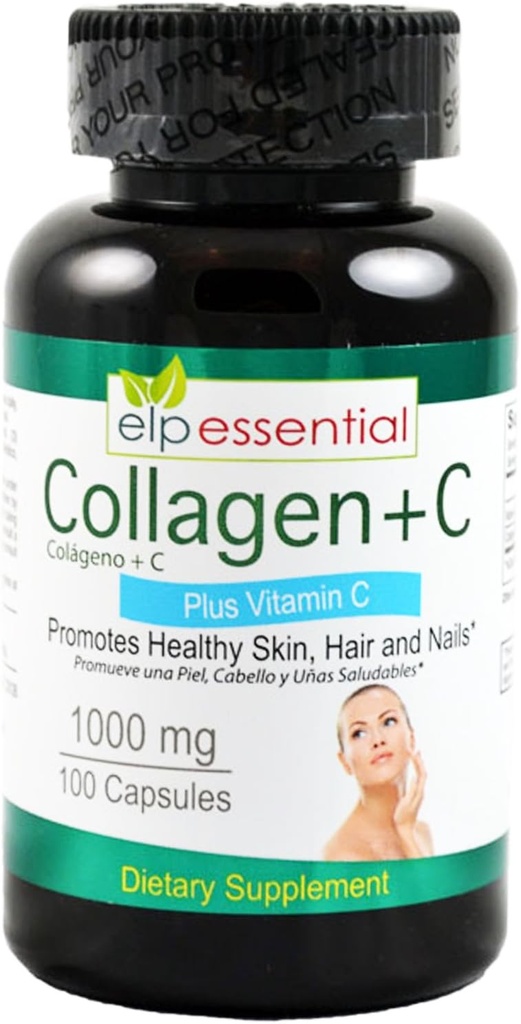 Collagen + C Typ Collagen Plus Vitamin C, 100 tobolek 1000 mg