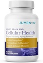 Juvenon Cellular Health - Apoio à função NAD+, produção de energia, humor, metabolismo revitalizado, foco mental e clareza (90 cápsulas)