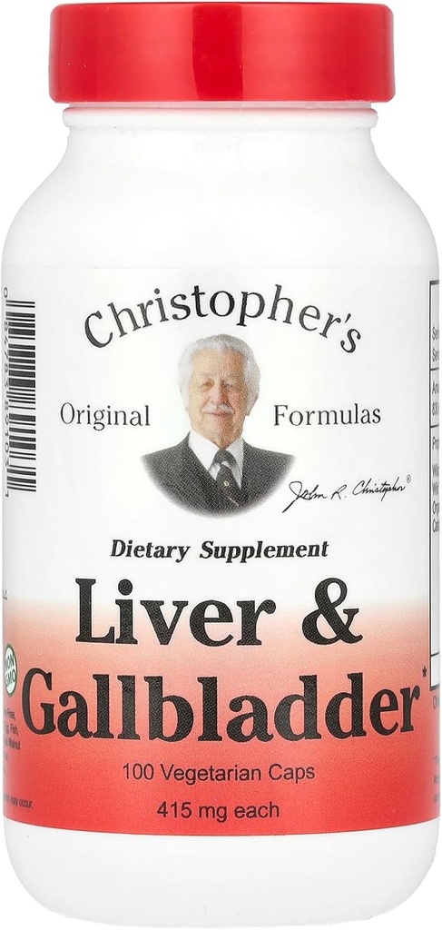 Christopher Liver i Gall Bladdder - 440 mg - 100 Vegetarian Capsules