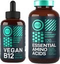 WILD FUEL Essential Amino Acid Supplement a Vegan Vitamin B12 Liquid Energy Bundle