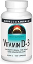 Fonte Naturals Vitamina D-3, Suporta Saúde Óssea e Imune, 2000 iu - 400 Cápsulas
