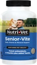 Nutri-Vet Senior-Vite Multivitamin, Dog Supplements, Immune Support, Pet materialları, Dogs üçün Vitaminlər, Baş Essentials, Amerikada Yaponiya, Çoxluq üçün Multivitamin, 120 Count
