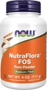 NU voedingssupplementen, NutraFlora FOS (fructooligosacchariden) Zuiver poeder, prebiotische vezels, 4-Ounce