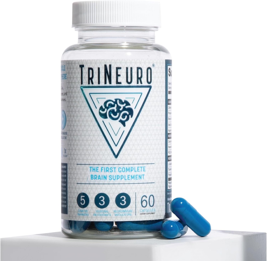 Dienas smadzeņu papildinājums, NSF Sertificēts, Neurosurgeon Formulated Nootrop, lai palīdzētu Boost atmiņas, uzlabot Cognition & Atbalsts smadzeņu veselība ar Resveratrol & Glutatione, 60 Servings