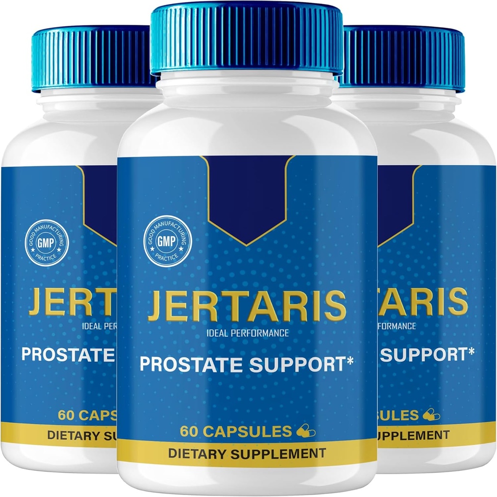 IDEAL PERFORMANCE Jertaris kapsule, Jertaris Prostata Health Supplement tablete - Dodatna moč, Jertaris podpira Prostata Heath All Natural Formula, Jerta RIS kapsule, Jer Taris Mnenja (3 Pack)