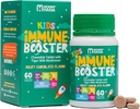 Suport d'Imne ús suplementari per a nens rwuVitamin D, el programa de llet Tiger Mushrum, Colosrum, Prebiotics, Gut i Imnedue Boond, Natural Respiration Imneey per a nens i Toddler60 Tasty Chocola Chewable