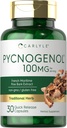Carlyle Pycnogenol 100mg | 30 Capsules | 法国海洋松木条提取 | Pinus Pinaster | Non-GMO 和 Gluten 免费补编