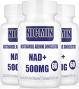 NAD+ 500mg amb TMG 300mmg, actual NAD+ suplementari (No és un Precursador) Més eficient que NN, Nicotinamid Riboside for the Cel·leques, Saluty Ating i Muscle Instauquen 180 Capules