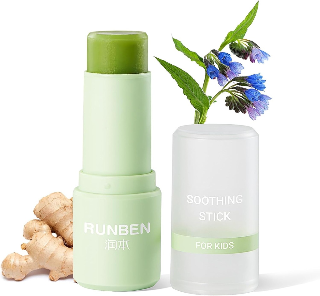 RUNBEN Mosquito Bite Stick Svrbenie Svrbenie Relief, Bezpečné svrbenie Relief pre dieťa a deti, Anti Svrbí krém pre Bug Bite, Rastlinné-Based, Jednoduché použitie, 0.24 oz