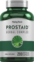 Piping Rock Prostate supplement for Men , 200 Capsules , ProstAid Herbal Complex Extract with Saw Palmetto, Pygeum, Stinging Nettle, Non-GMO, Gluten Free