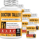 Nu Best Doctor Taller - Growth Formula - תומך בצמיחה ו Immunity - Keto with Calcium, ויטמין D3, ויטמין K2, Amino Acids & Herbs לילדים (8+) - 6 Pack | 6 חודשים אספקה