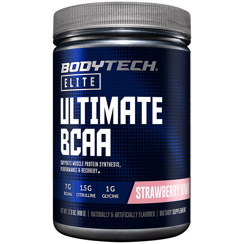 Ultimate BCAA a" Supports Muscle Protein Synthesis, Performance, and Recovery a" Strawberry Kiwi (17.6 oz./30 Servings)