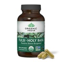 ORGANIC INDIA Tulsi Holy Basil Capsules - Holy Basil Extract, Herbal Supplement, Immune Support, Stress Relief, Vegan, Gluten-Free, Kosher, Organic, Non-GMO - 180 Capsules