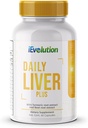Daily Liver Plus Liver | 60 캡슐 Liver Cleanse Detox & Support Supplement with Milk Thistle, Dandelion, Turmeric, Artichoke for Enhanced Liver Health & Repair - 매일 사용 가능