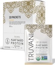 Truvani Vegan Pea אבקת חלבון; Vanilla | 20g אורגני צמחי מבוסס חלבון | Single Serve Packets | 10 משרתים | Keto | Gluten & Milk Free | Low Carb | לא תוספת סוכר