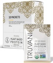 Truvani Vegan Pea Protein Powder | Vanilla | 20g Organic Plant Based Protein | Single Serving Travel Packets | 10 Servings | Keto | Gluten & Dairy Free | Low Carb | No Added Sugar