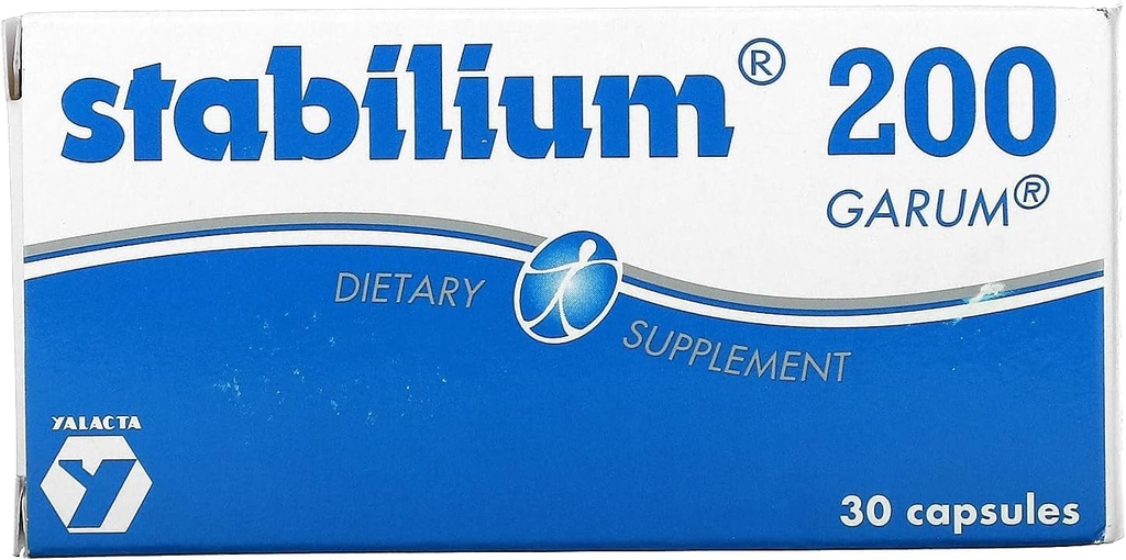 Nutricology Stabilium 200 - Natural Sleep Aids for Adults, Stress Relief Supplements, Sleep Support, Fish Oil, Vitamin A, Vitamin B6, Sleeping Pills - 30 Count