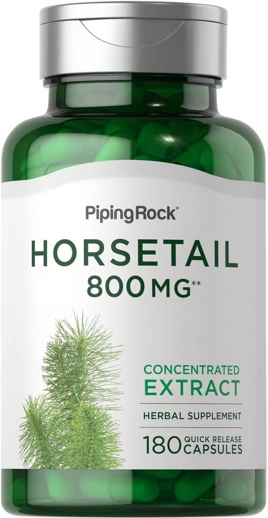 Piping Rock Horsetail Kapsule 800 mg 180 gróf 