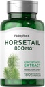 Piping Rock Horsetail Kapsułki 800 mg Xiv 124; 180 Hrabia Xiv 124; Herb Extract Supplement Xiv 124; Non- GMO, Gluten Free
