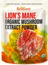Ellie's Best Lions Mane Mushroom Extract Powder Supplement Organic 228 Servings - Double Extracted for Highest Potency - Dissolves in Coffee, Tea, Juice etc. 8oz