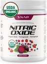 Snap doplňky USDA Organic Beet Root Powder, 3-in-1 Oxid dusnatý dodatek, Podpora zdravého krevního tlaku a krevního oběhu, 250g (Smíšené Berry)