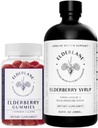 Elderlane Elderberry Syrup і Elderberry Gummies - Раніше RD Naturals - Immune Підтримка добавки для дорослих і дітей - 16.9 Oz сироп і 60ct Gummies