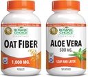 Alegerea botanică - Ovăz & Aloe Vera: Fibră dietetică & Digestive Health Supplement Bundle