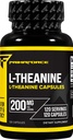 Primaforce L-Theanine Kapsler (120 kapsler, 200mg L-Theanine Per Serving) - Theanine Aminosyre Supplement