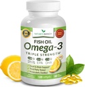 Best Triple Strength Omega 3 Fish Oil Pillen 2400mg 