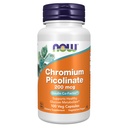 NOW Supplements, Chromium Picolinate 200 mcg, Insulin Co-Factor*, 100 Veg Capsules