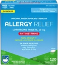 Lorastadine 10 mg Alleria Relief Tablets, 10mg - 120 Court 
