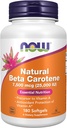 Ətraflı məlumatlar, Natural Beta Carotene 25 IU, Essential Nutrition, 180 Softgels