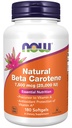 NOW Foods Beta Carotene (Natural) - 180 Softgels 2 Pack
