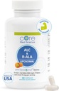 Core Med Science Lipomal ALC & R-ALA Suplemen Kapsul - Acetyl-L- Carnitine (900mg) & R-Alpha Lipoic Acid (75mg) - Promopes Energy & Focus